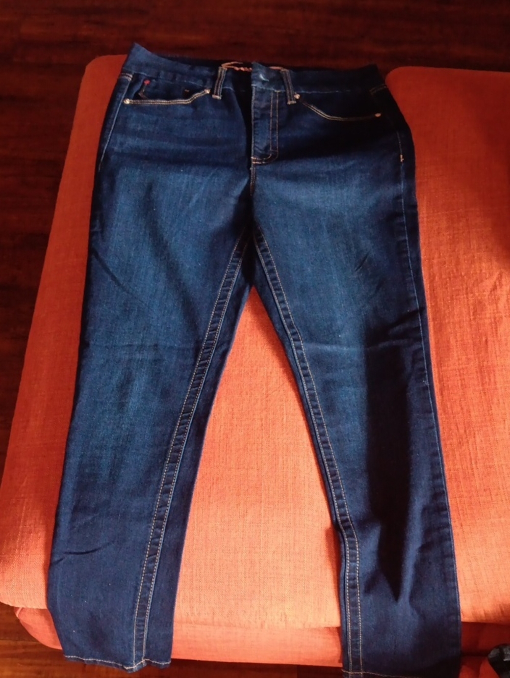 Seven7 Dark Blue Skinny Jeans
